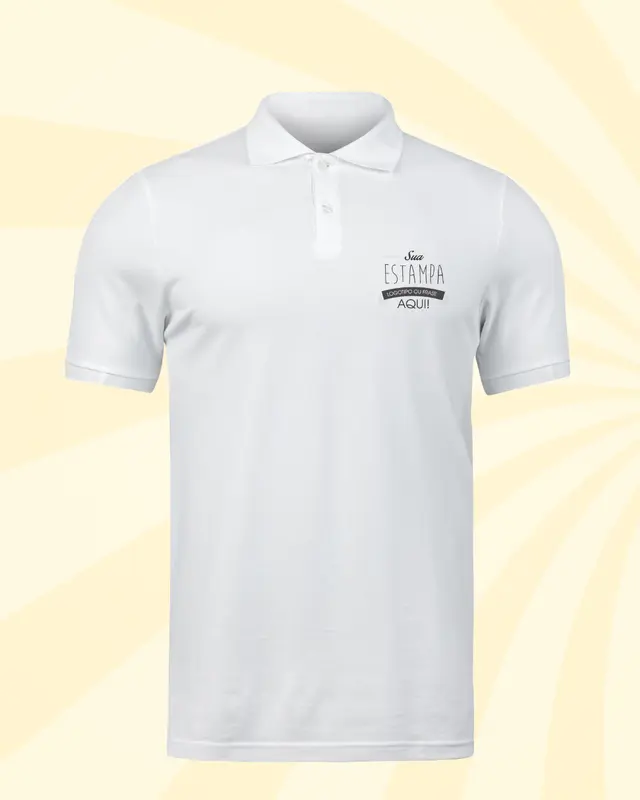 Camiseta Gola Polo branca