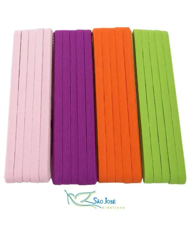 ELASTICO CHATO S JOSE COLOMBE COLOR N.12 7MM C/10 MTS UND