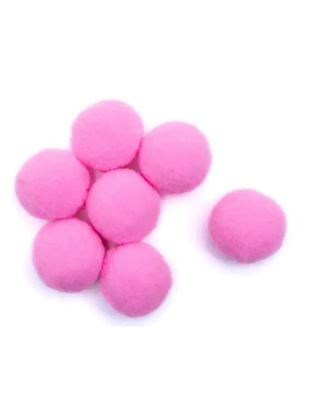 POMPOM SOLTO 20MM ROSA MEDIO - 10 un