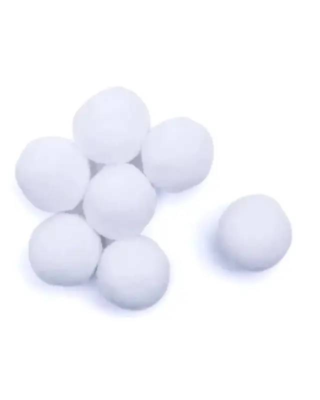 POMPOM SOLTO 20MM BRANCO - 10 un