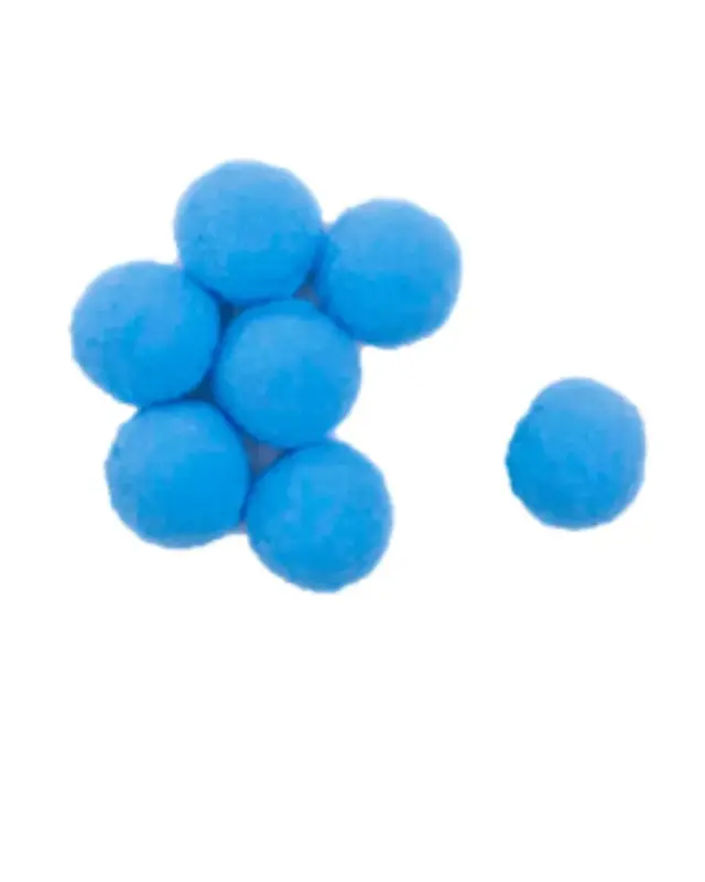 POMPOM SOLTO 20MM AZUL - 10 UN